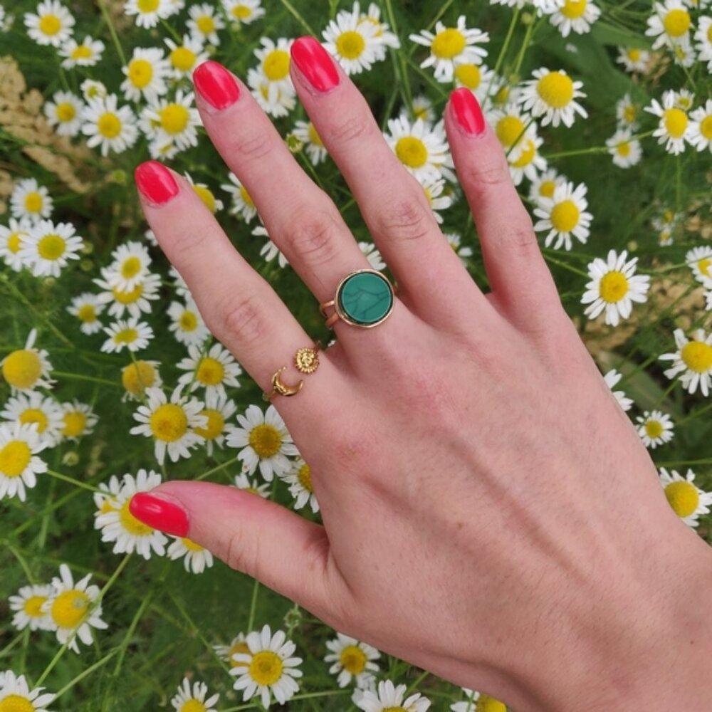 20 MOON & SUN SOLSTICE RING